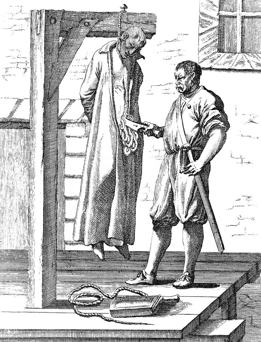 Martyrdom of John Ogilvie, 1615, illustration