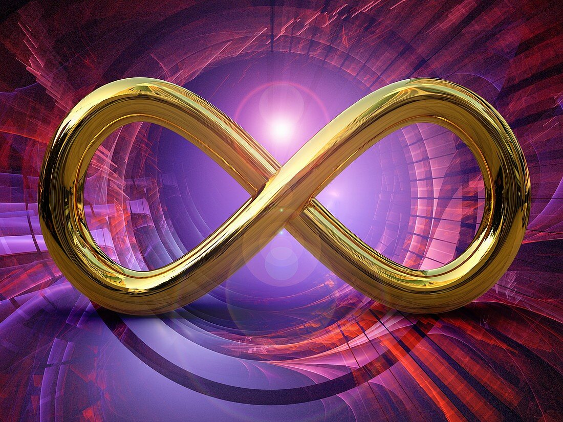 Infinity symbol, illustration