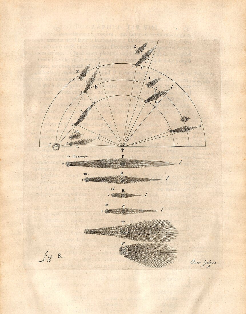 Comet of 1652, illustration