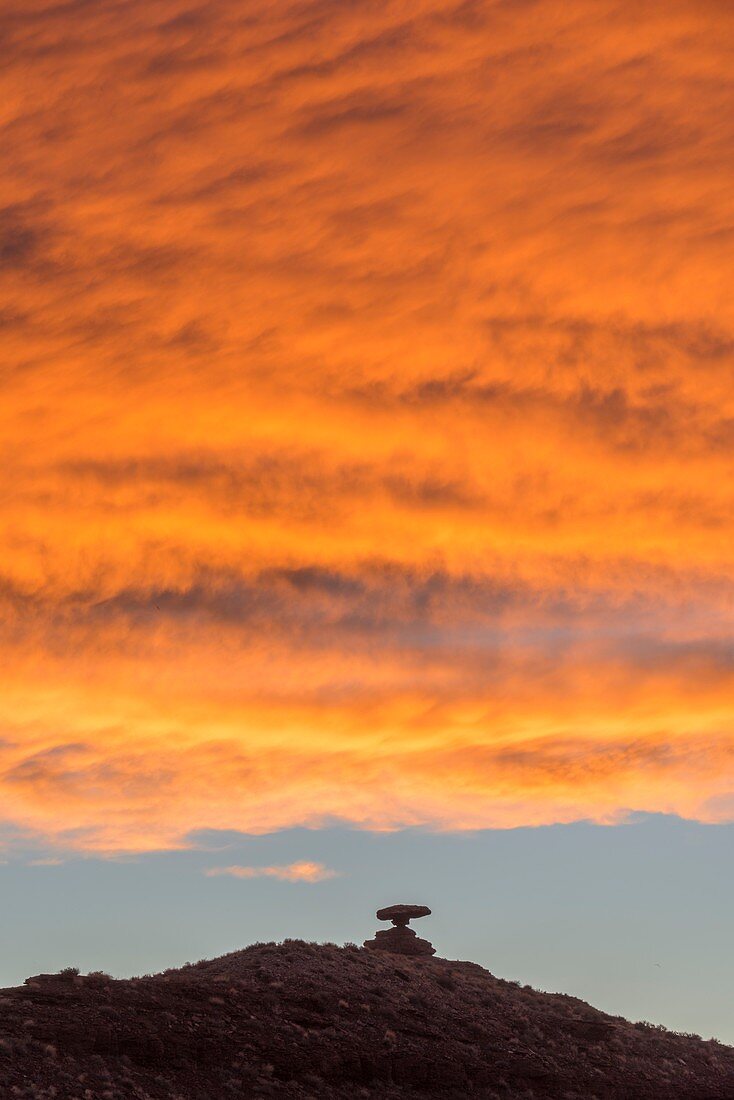 Sunset at Mexican Hat, Utah, USA