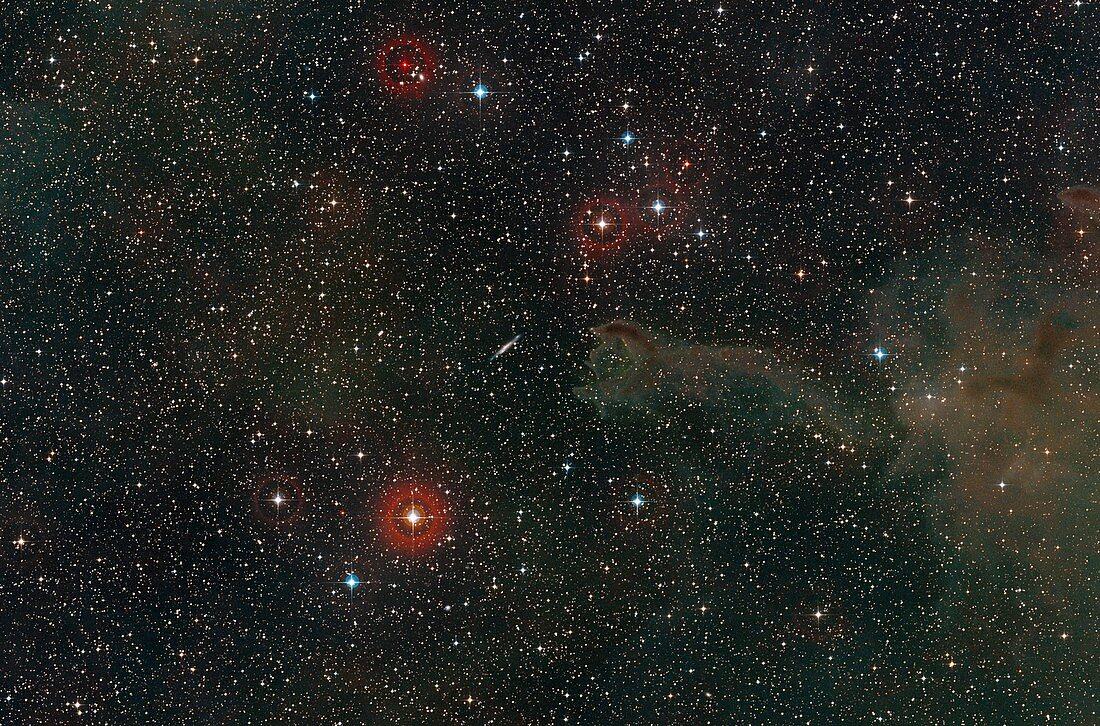 Cometary Globule CG 4 close-up