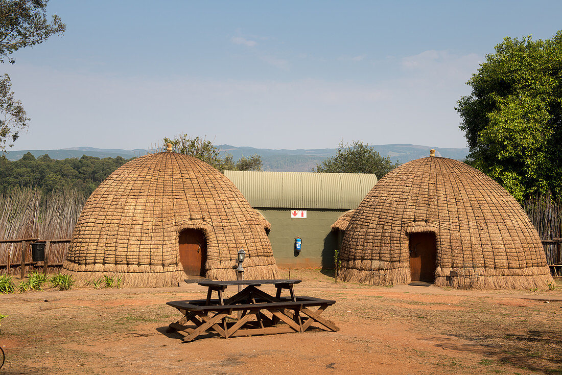 Beehive Huts at the Mlilwane Wildlife Sanctuary, Swaziland