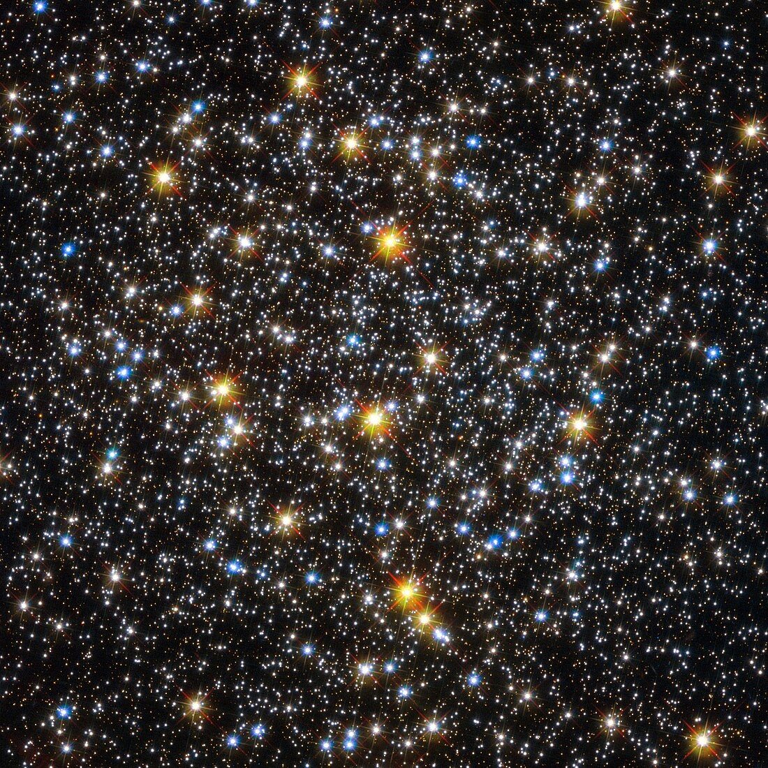 Stars in globular cluster NGC 6362, HST image