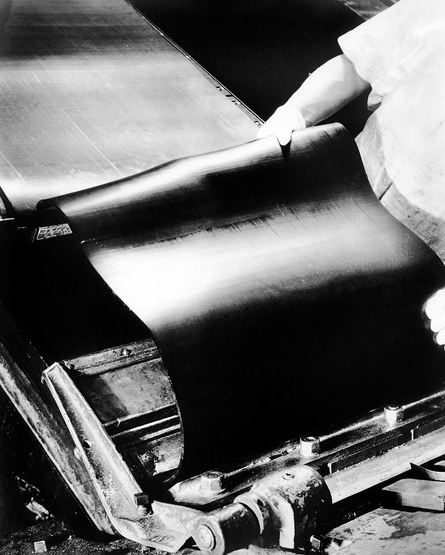 Pyralin plastic production, 1950s