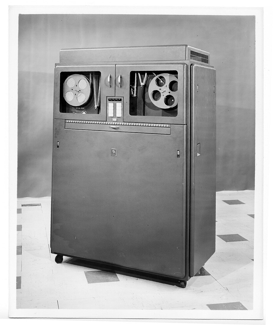 UNIVAC computer paper tape unit, 1950s