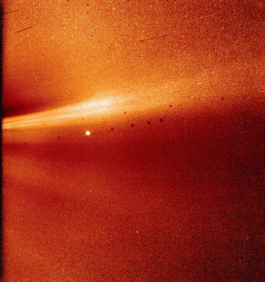 Coronal streamer, Parker Solar Probe image