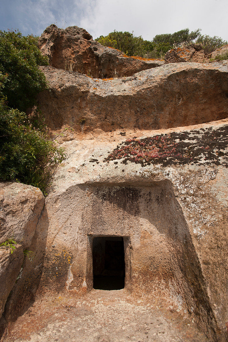 Chamber tomb, Necropolis of Montessu, Sardinia
