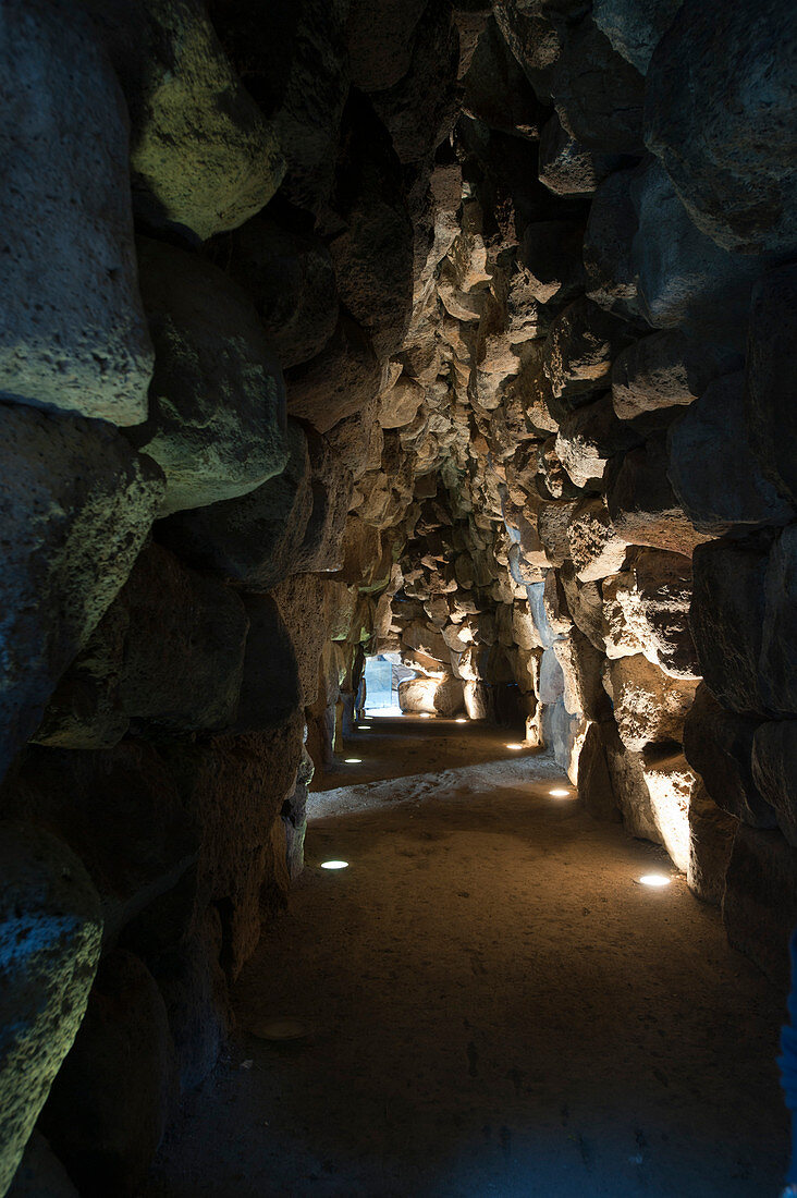 Nuraghe passageway, prehistoric Sardinian structure