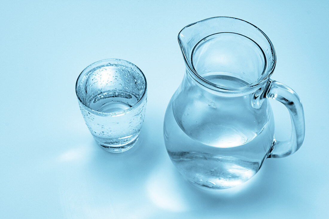 Glass and jug of water