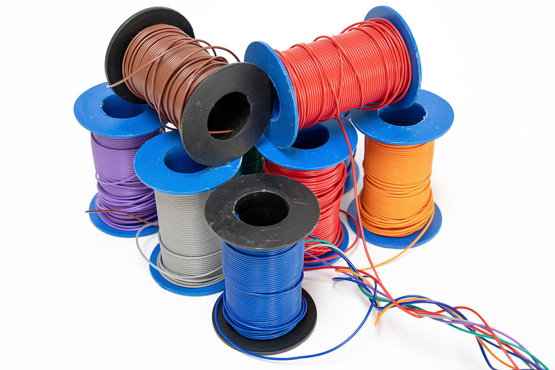 Spools of electrical cables
