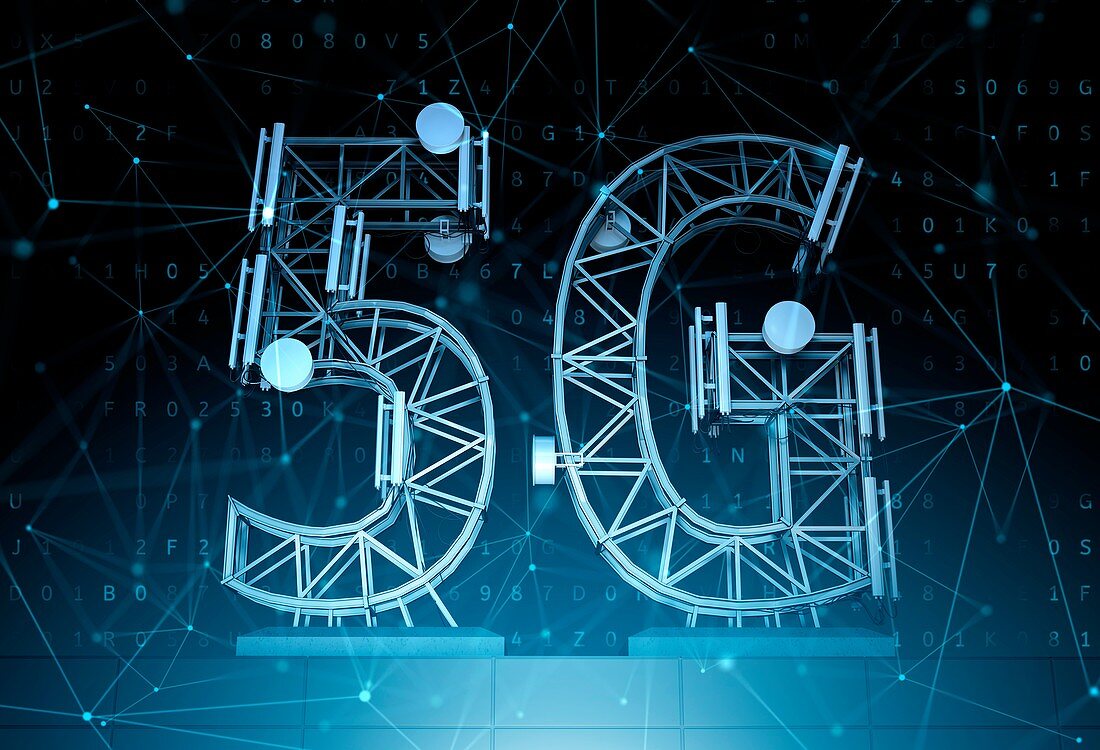 5G technology, illustration