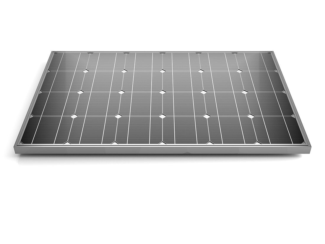 Solar panel, illustration