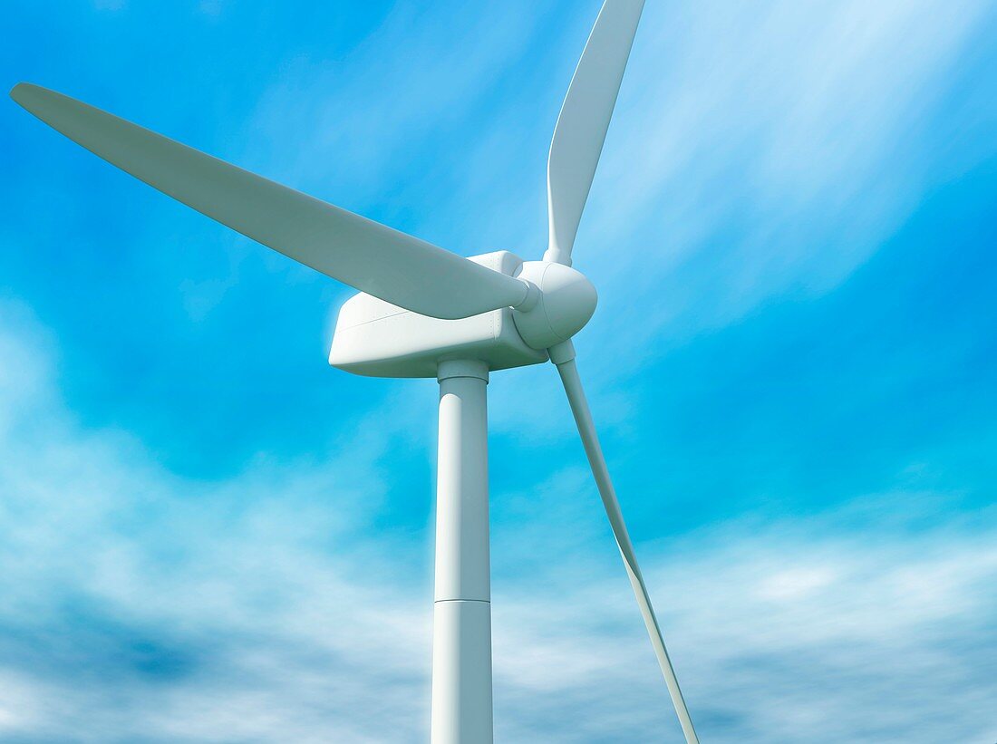 Wind turbine, illustration