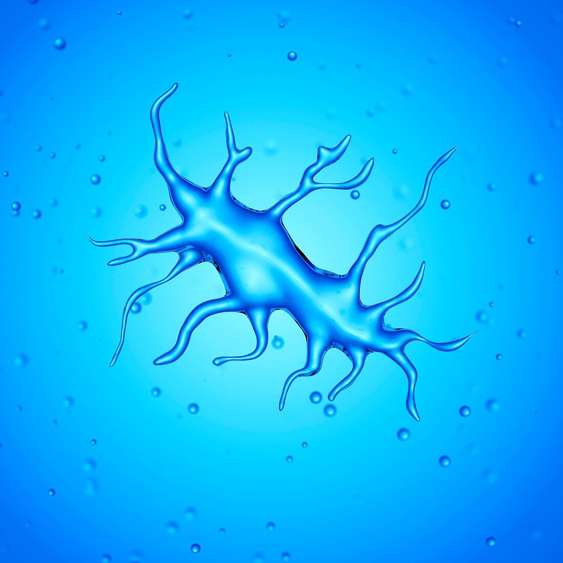 Illustration of a dendritic cell