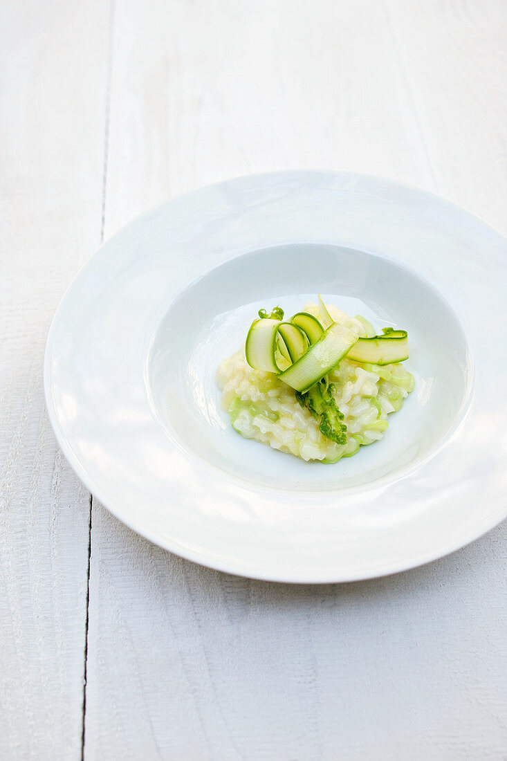 Asparagus risotto