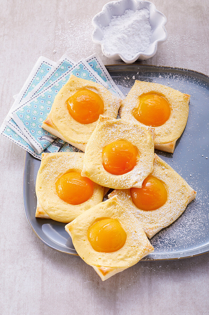 'Fried egg' pastries