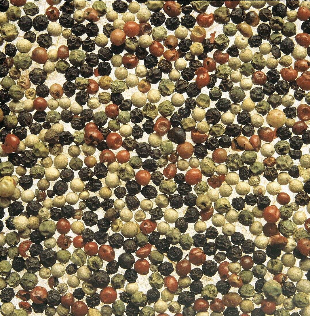 Assorted Colorful Peppercorns