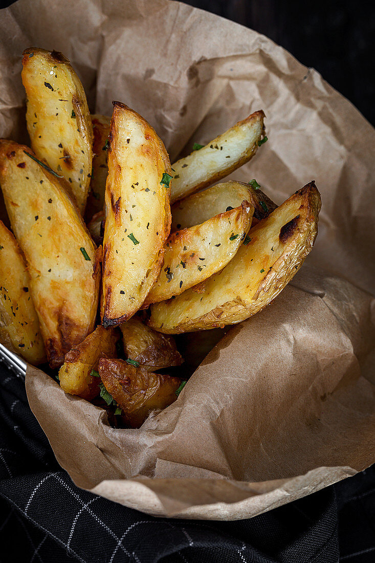 French fries golden and crunchy