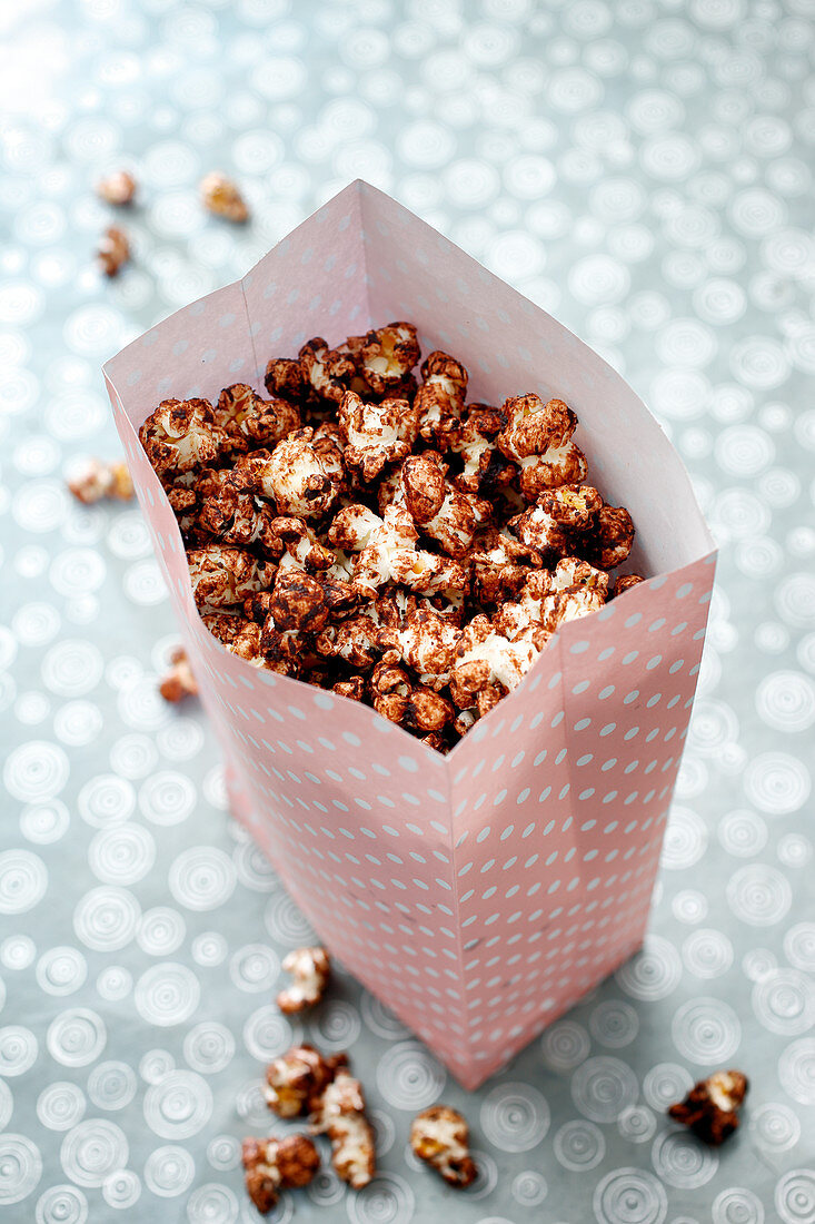Popcorn mit Oreokeks-Überzug