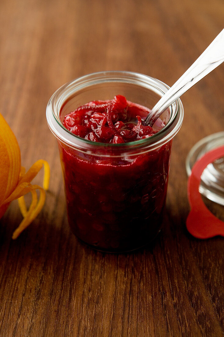 Preserved lingonberries