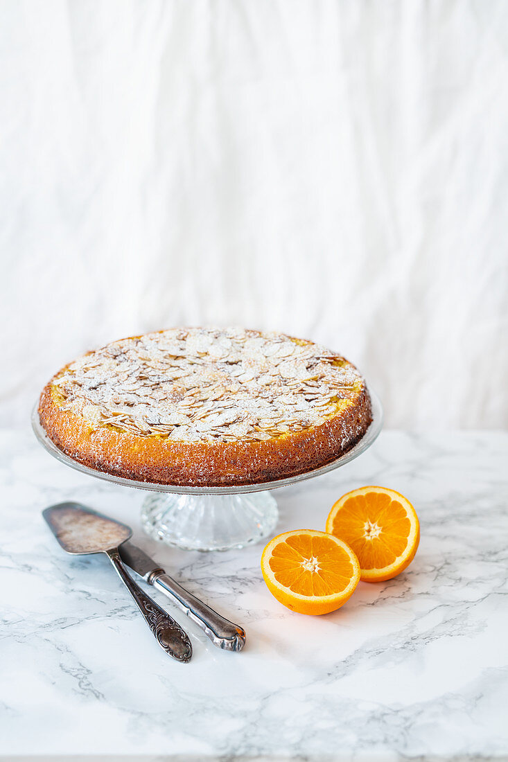 Flourless orange and almond cake (Spain)