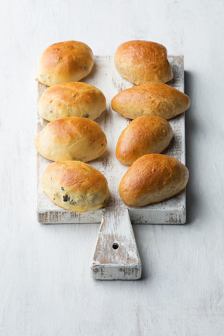 Fluffy brioche rolls