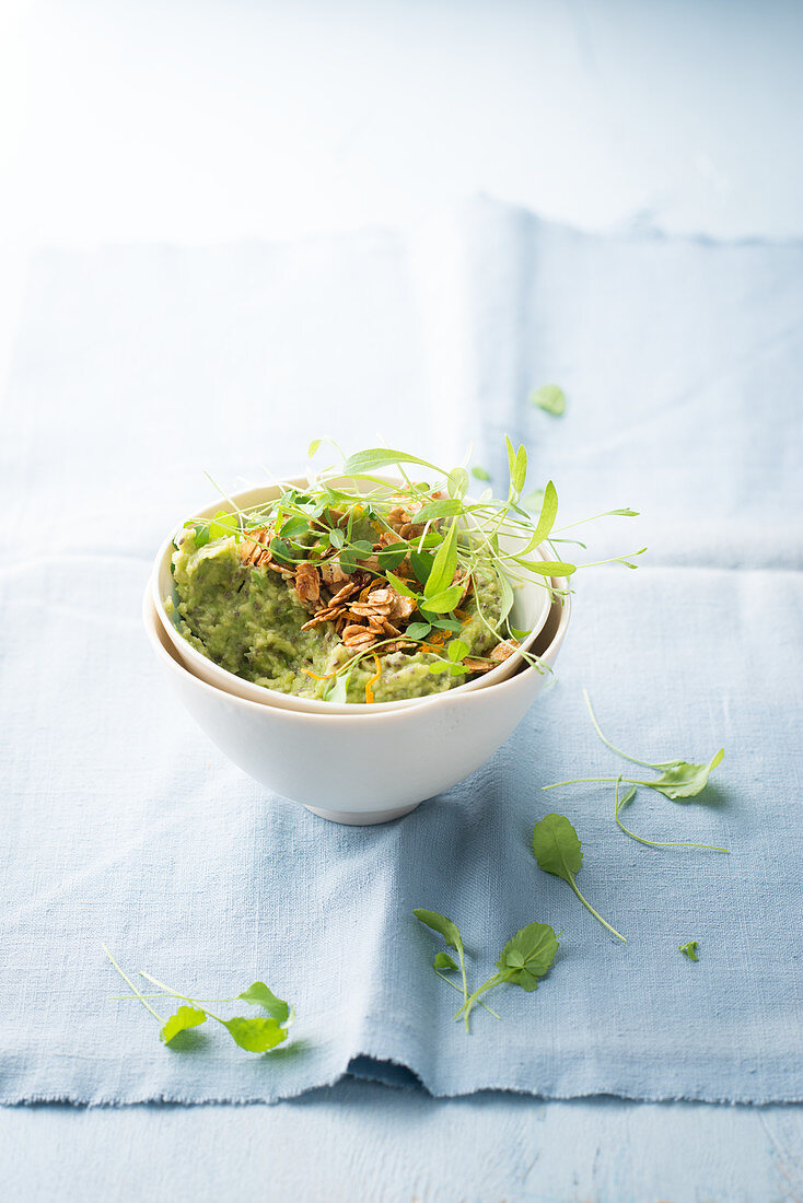 Avocadodip mit Kräutern