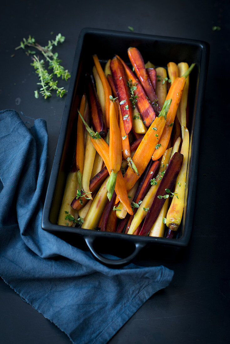 Carrots in a beer broth