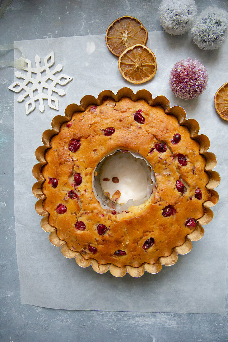 Cranberrykuchen