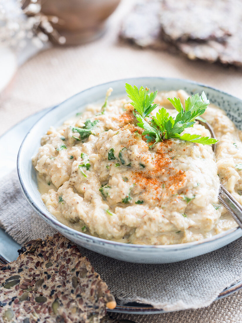 Baba ghanoush party dip