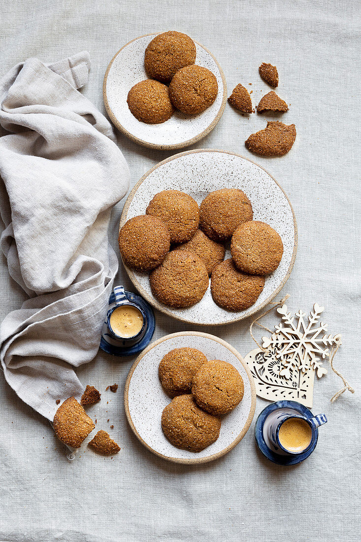 Ingwerplätzchen mit Melasse (Weihnachten)