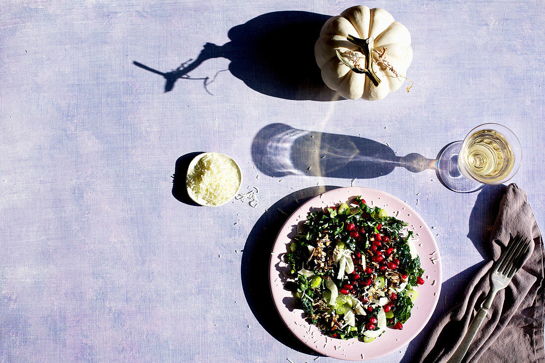 Kale Wild Rice Salad