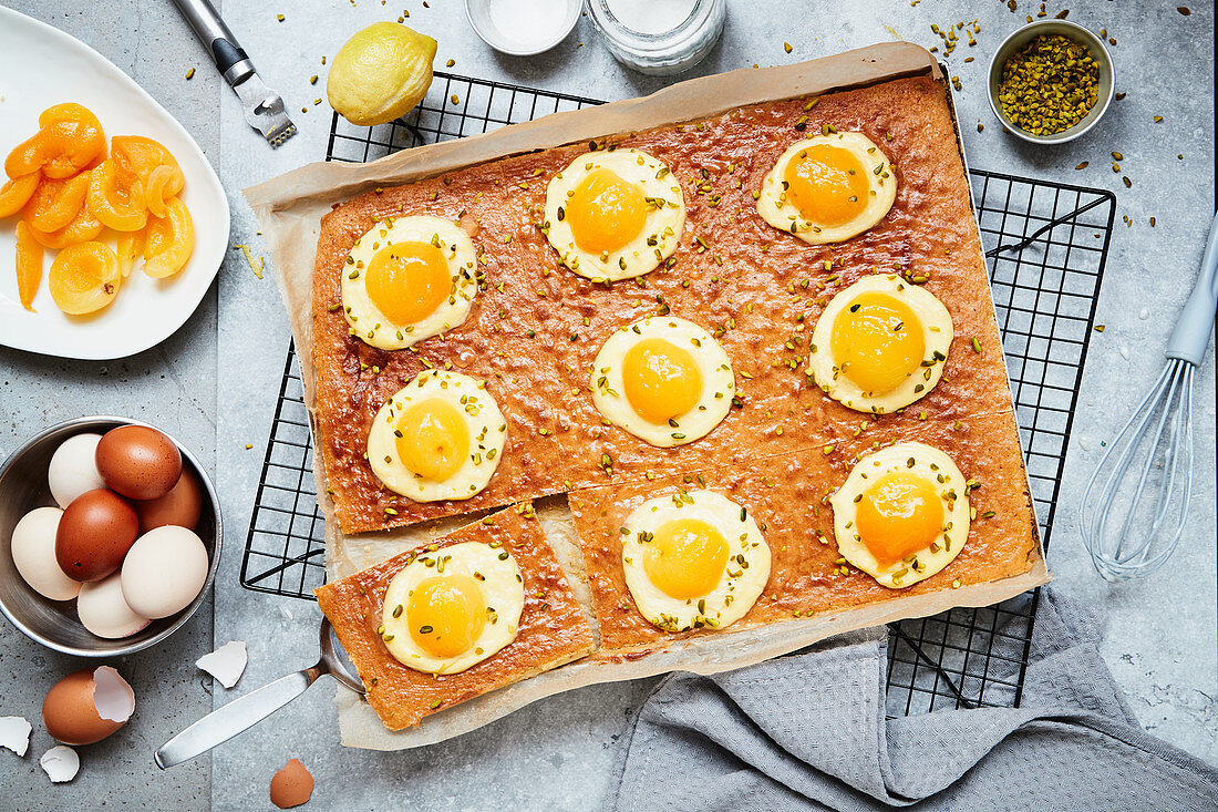 Spiegeleierkuchen zu Ostern