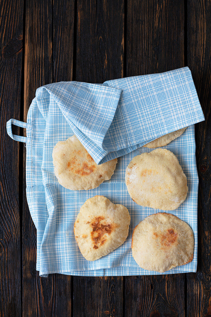 Home made pita bread