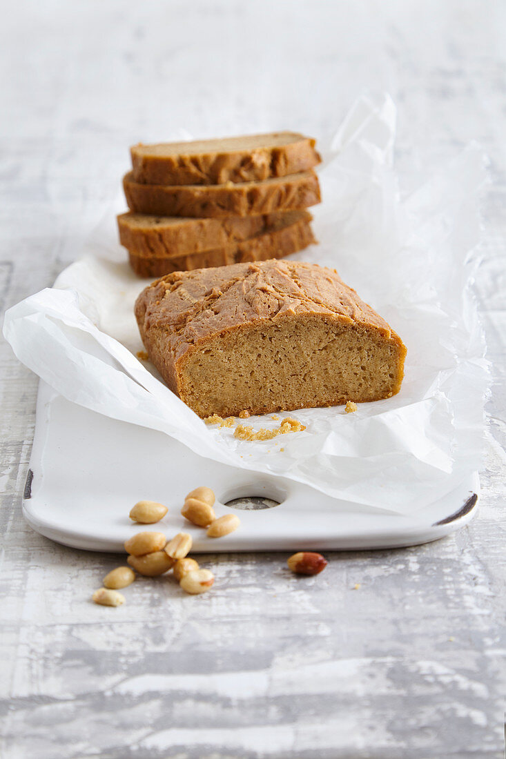 Flourless peanut butter bread (low carb)