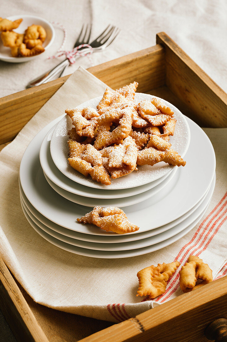 Scheutenküchel (deep-fried pastries, Oberpfalz, Germany)