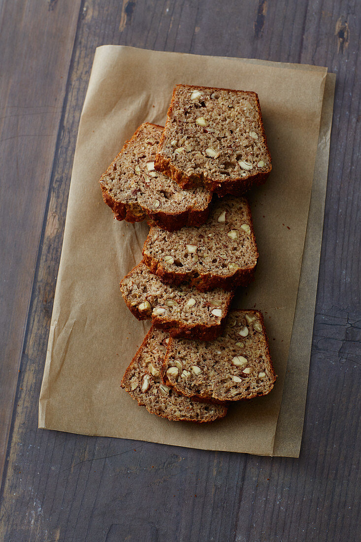 Banana and almond bread