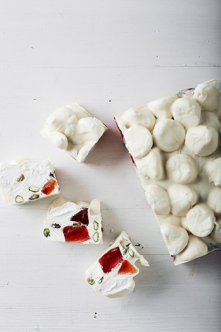 White Rocky Road zu Weihnachten