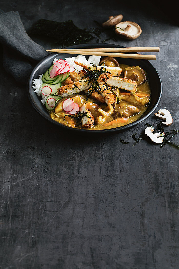 Tofu-Katsu-Curry