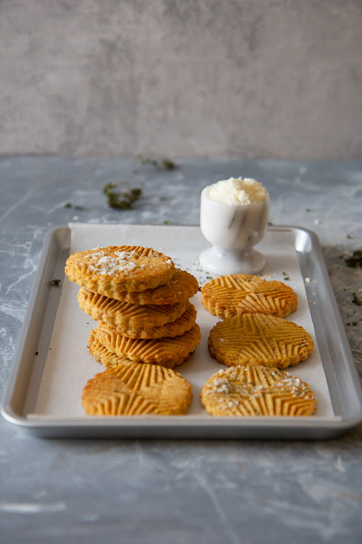 Parmesan cookies