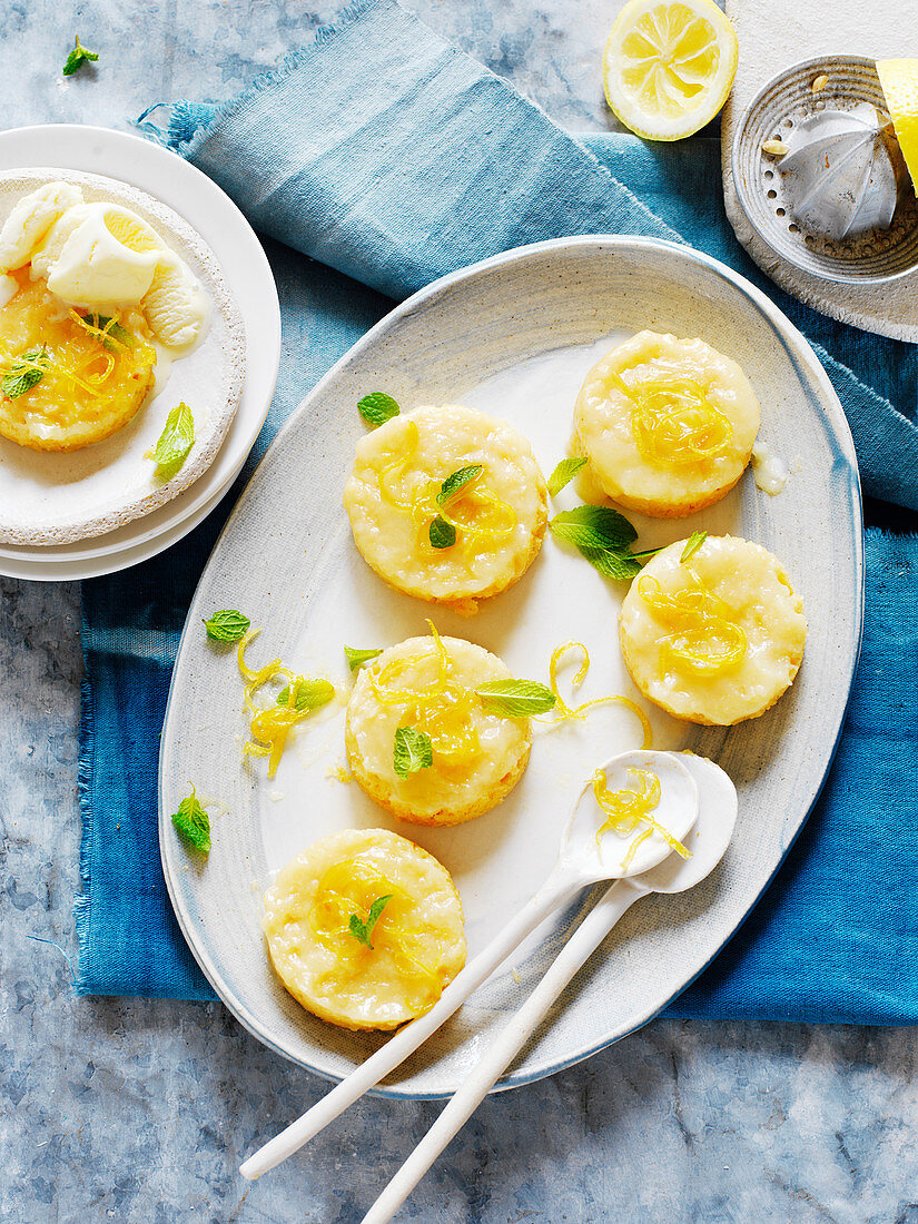 Little Lemon Self-Saucing Pudding Pots