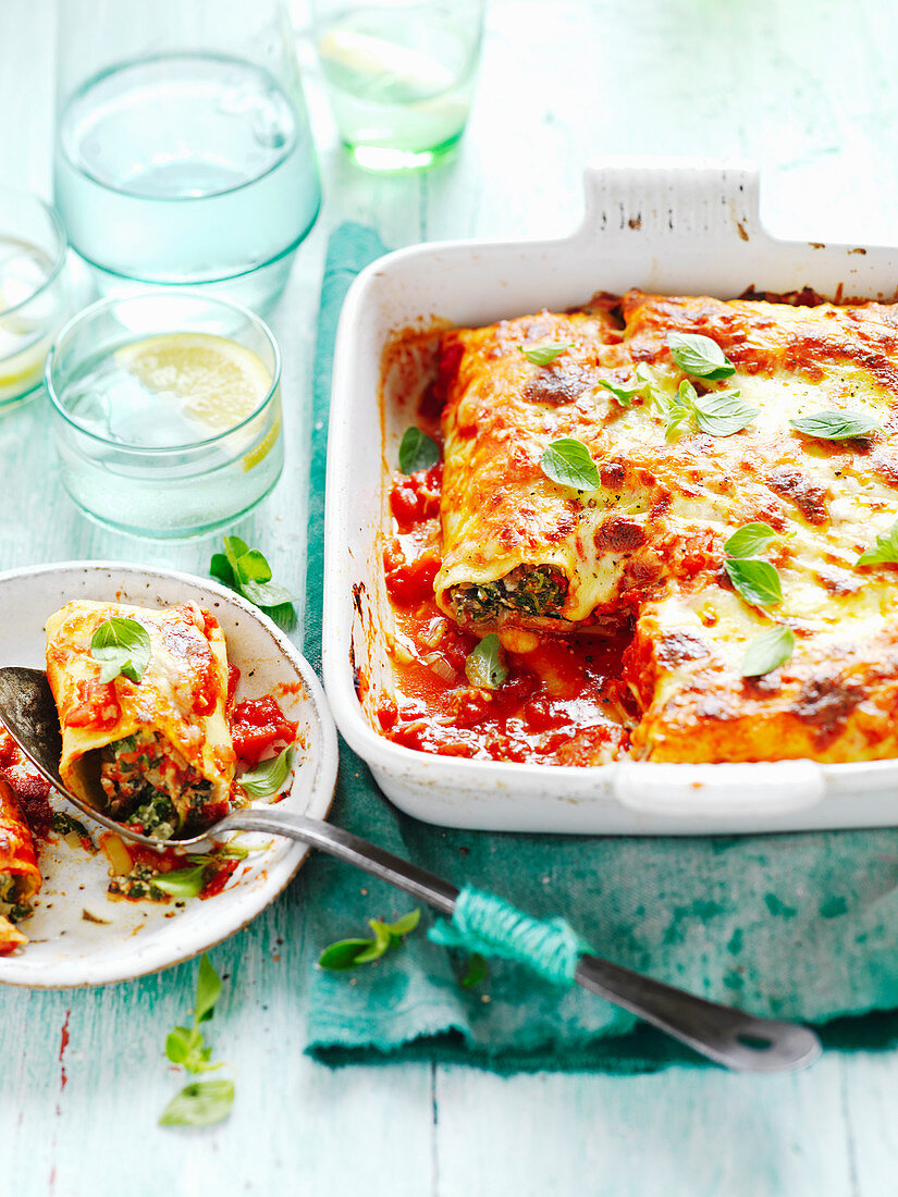 Mushroom and Ricotta Cannelloni