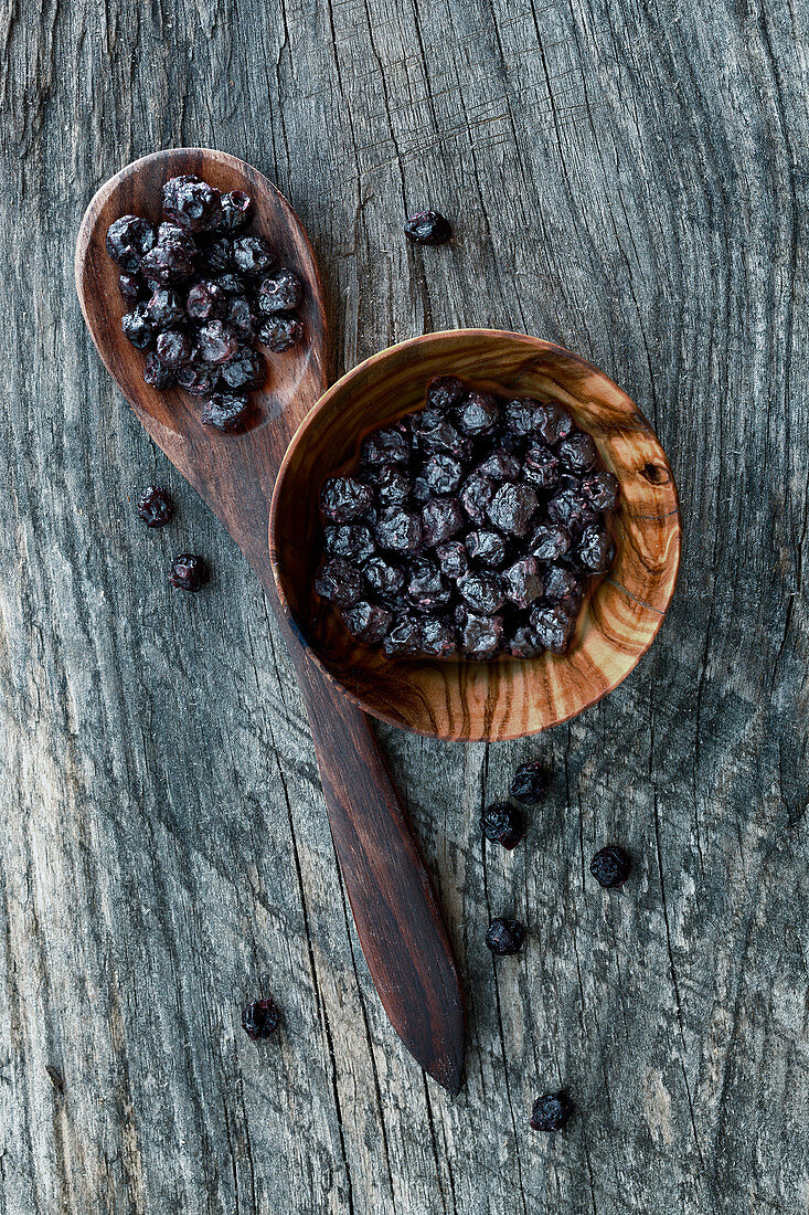 Getrocknete Blaubeeren