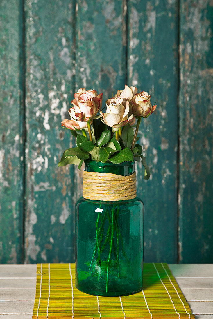 Roses in vase