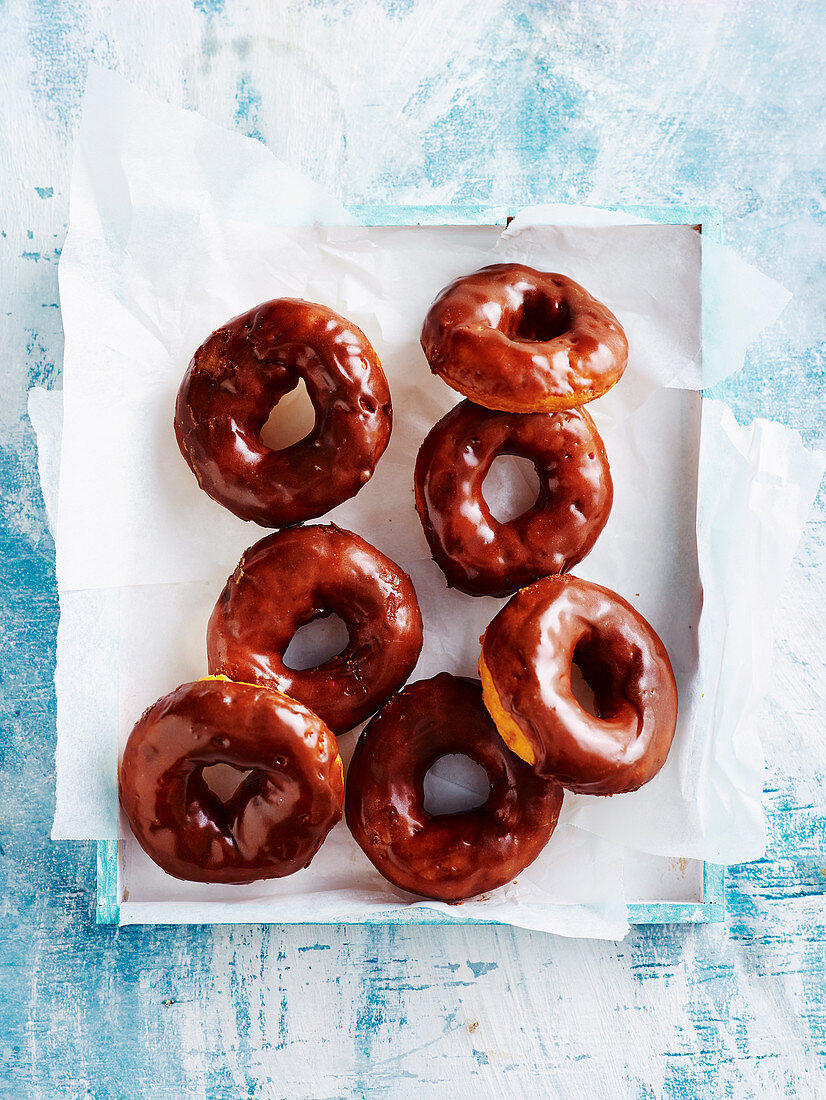 Chocolate-Glazed Doughnuts (Gluten-Free )