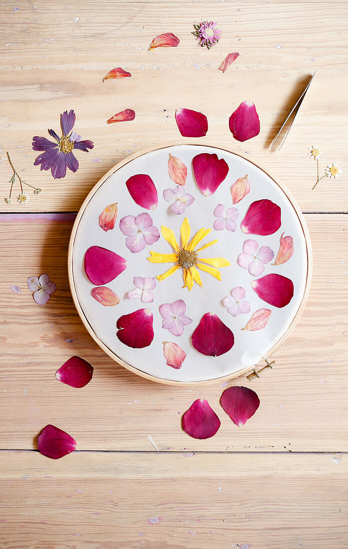 DIY Blumen-Mandala