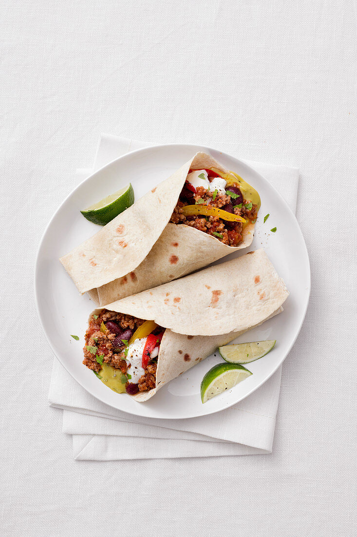 Wraps mit Chili con carne