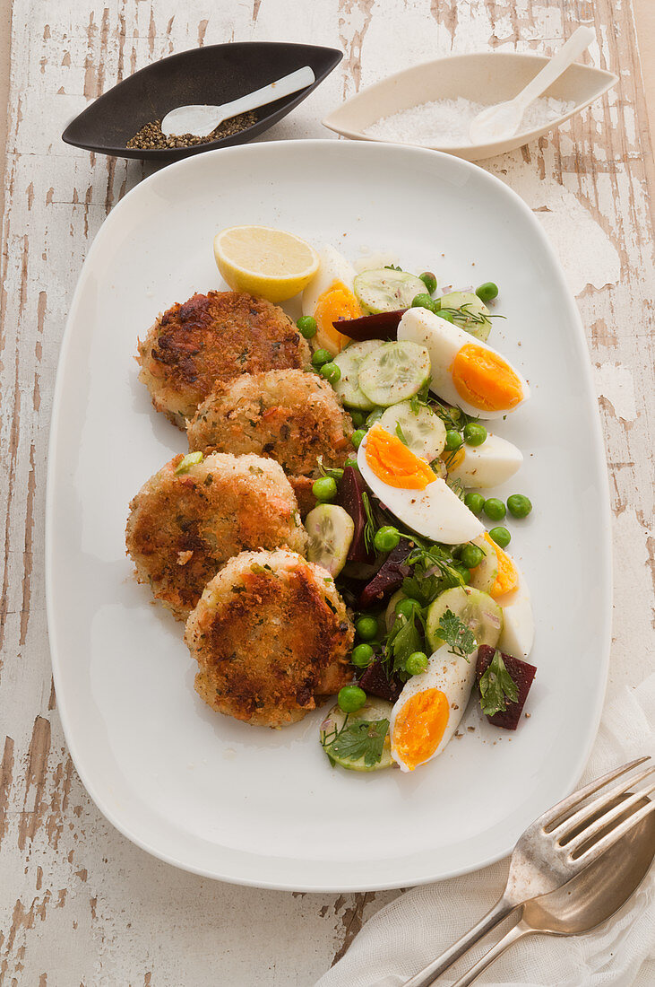 Smoked salmon fishcakes