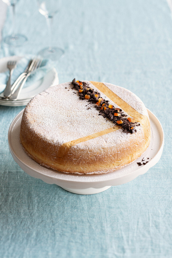 Cassata infornata (Italienischer Kuchen mit Ricotta)