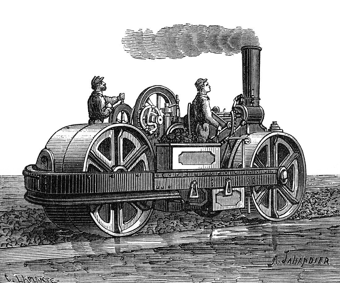 Steamroller, 19th Century